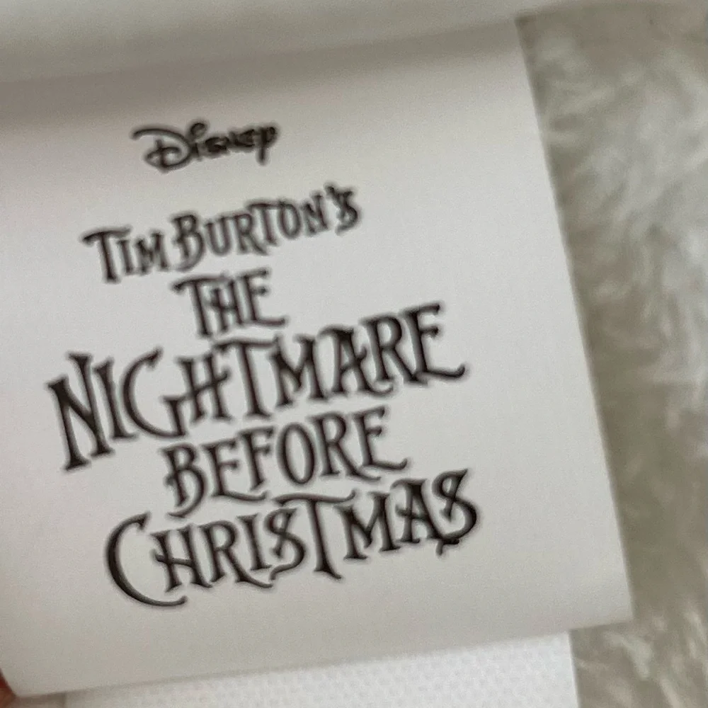 Disney Nightmare Before Christmas Jack Skellington Pillow White Black
